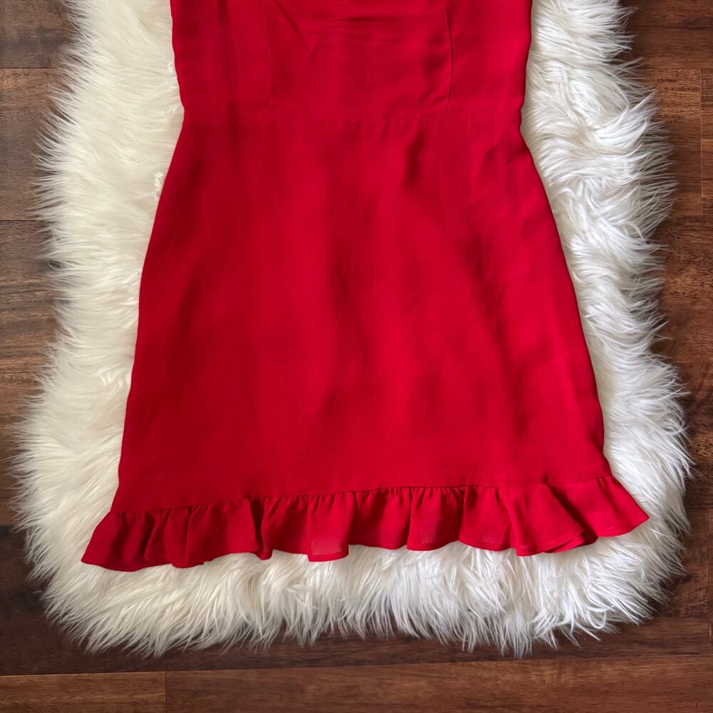 Reformation Christine Dress in Red Size 4 - Picture 10 of 13